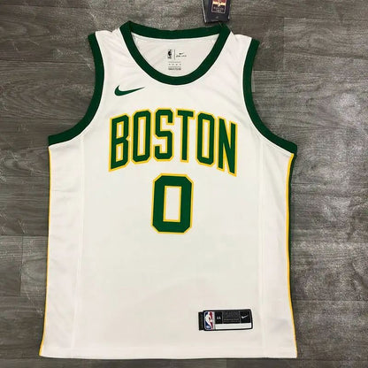 Camisa Jayson Tatum Branca Masculina Versão Jogador – Edição Cidade