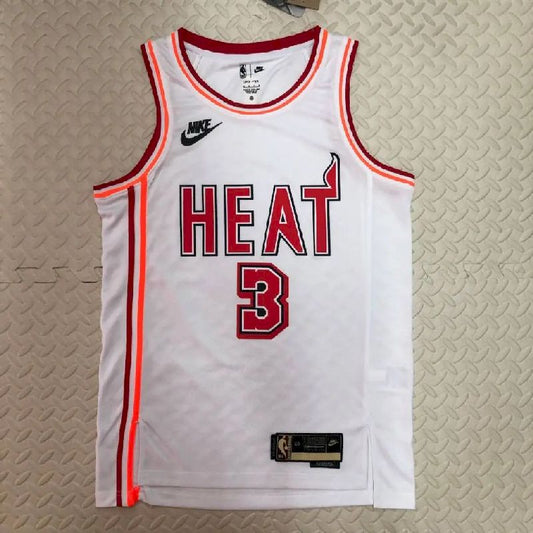Men’s Dwyane Wade White Retro Team Jersey