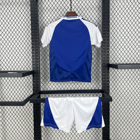 Cruzeiro 2025/26 Home Kids Kit