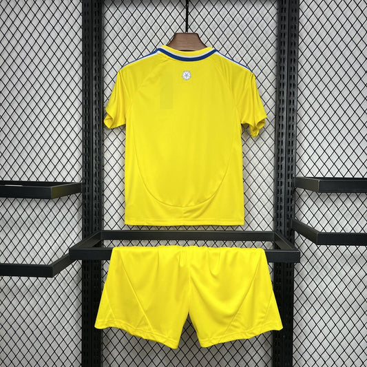Leeds United F.C. 2024/25 Away Kids Kit
