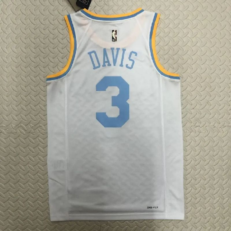 Men’s Anthony Davis White Retro Team Jersey