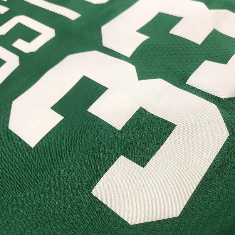 Camisa masculina Larry Bird verde versão jogador - Edição Ícone