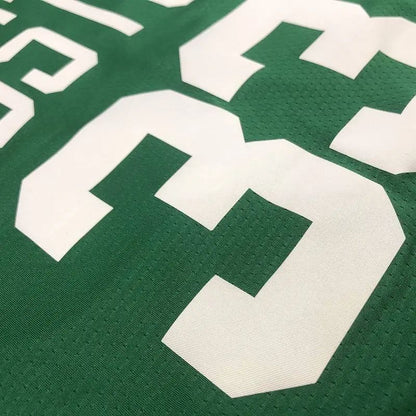 Camisa masculina Larry Bird verde versão jogador - Edição Ícone