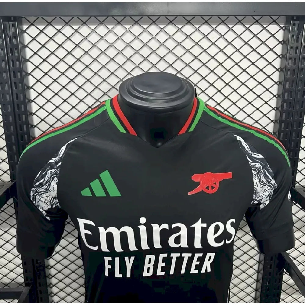 Men's Arsenal 2024/25 Away Jersey Player Version