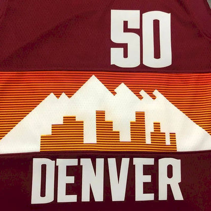 Camisa Aaron Gordon Vermelha Masculina 2020-21 Swingman Versão Jogador – Edição City
