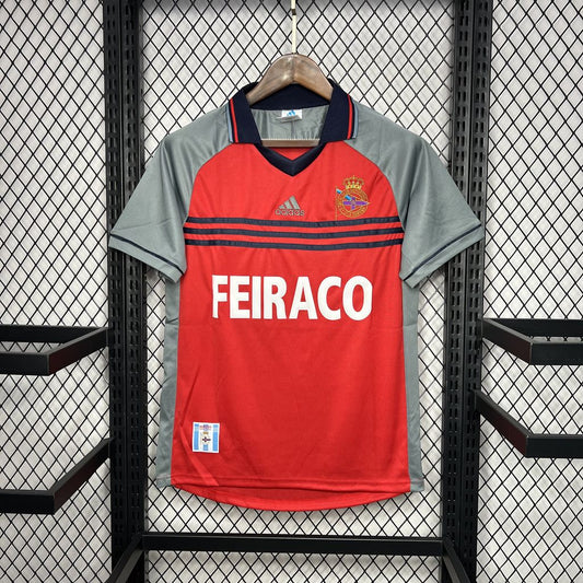 Terceira camisa retrô do Deportivo La Coruña 1998/99
