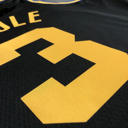 Men’s Jordan Poole Black Team Jersey – 75th Anniversary City Edition