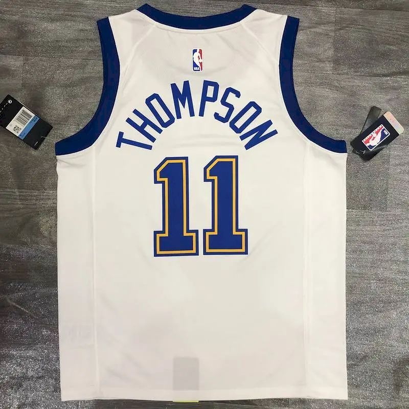 Camisa Klay Thompson Masculina Branca Versão Jogador – Edição Clássica