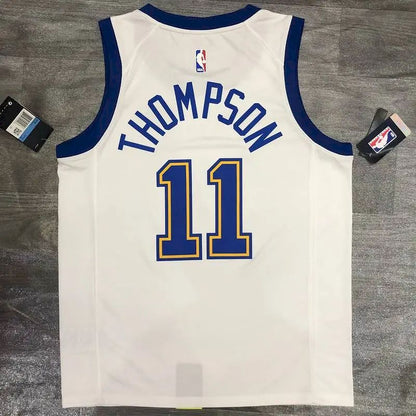 Camisa Klay Thompson Masculina Branca Versão Jogador – Edição Clássica