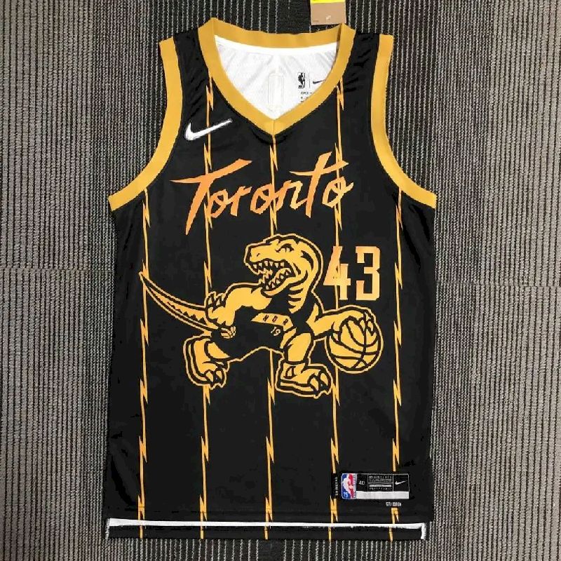 Camisa masculina Pascal Siakam Black Team – City Edition