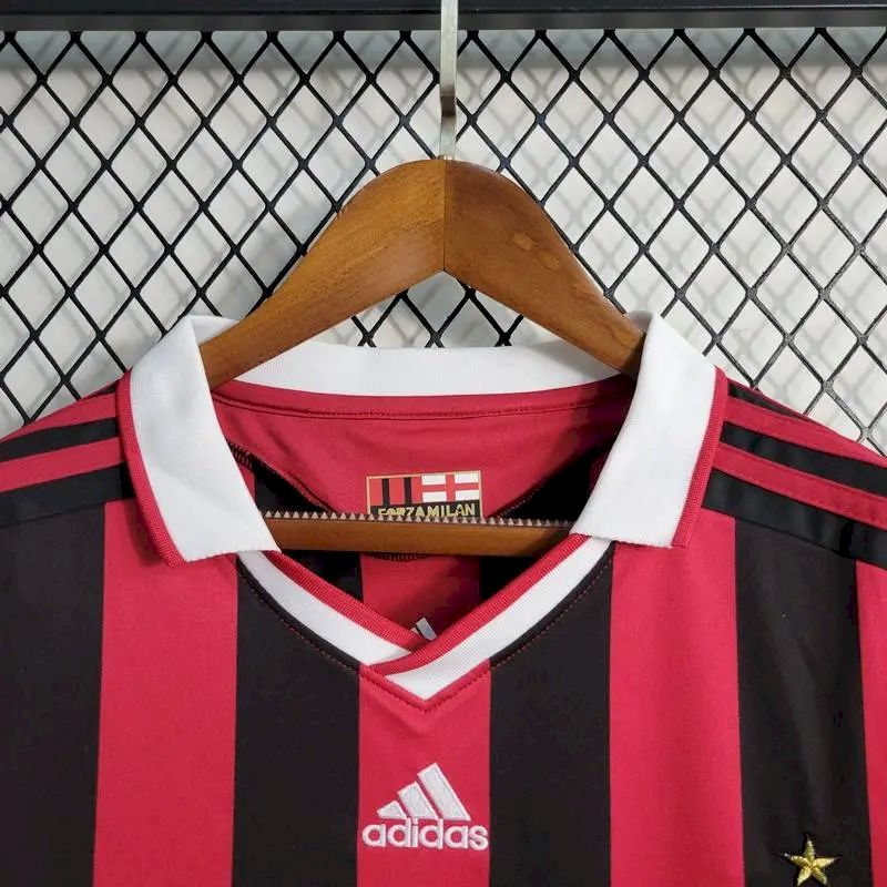 Camisa retrô do AC Milan 2009/10