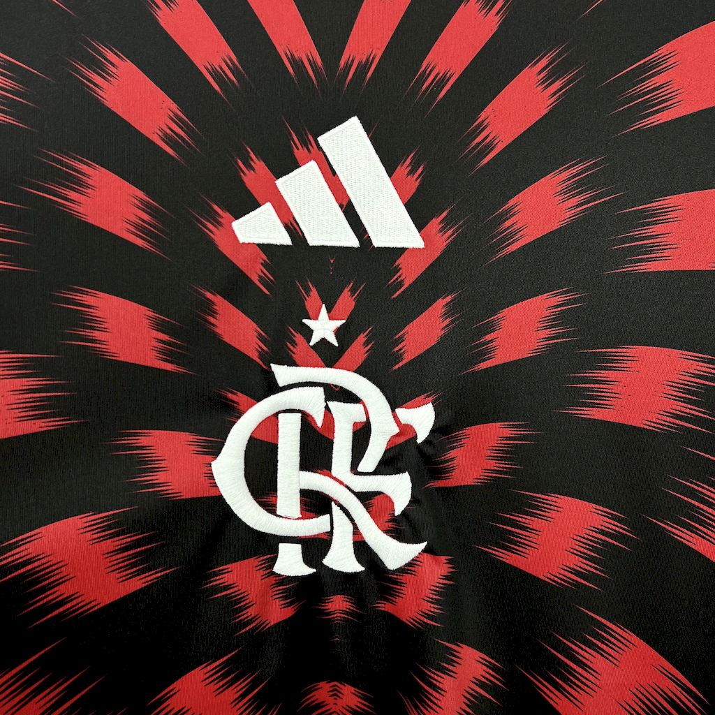 Camisa pré-jogo do Flamengo 2025/26