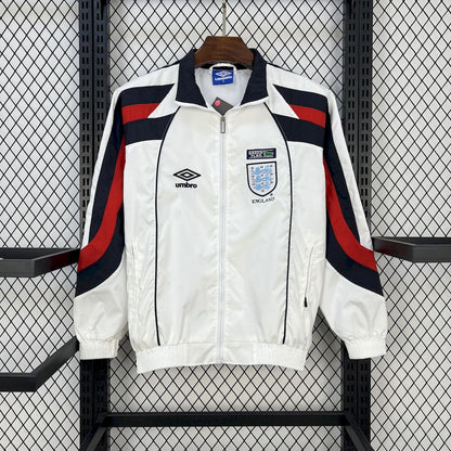 Jaqueta branca Umbro Track da Inglaterra 1998-99