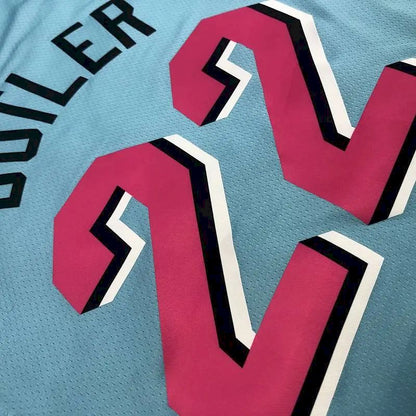 Camisa Jimmy Butler Masculina Azul Versão Jogador – Edição Clássica Retro