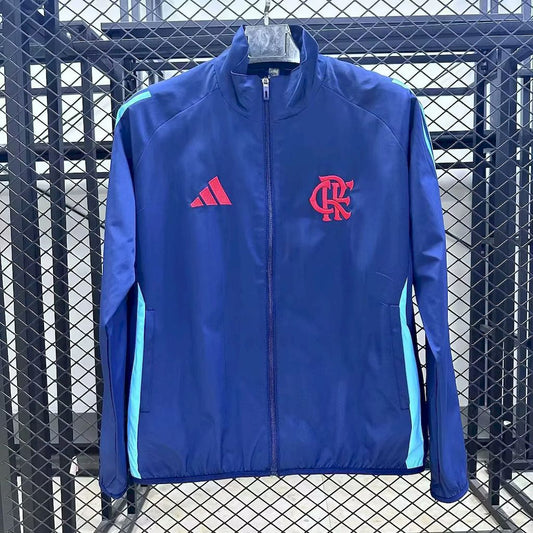Jaqueta Corta-vento Azul Royal 2025/26 do Flamengo