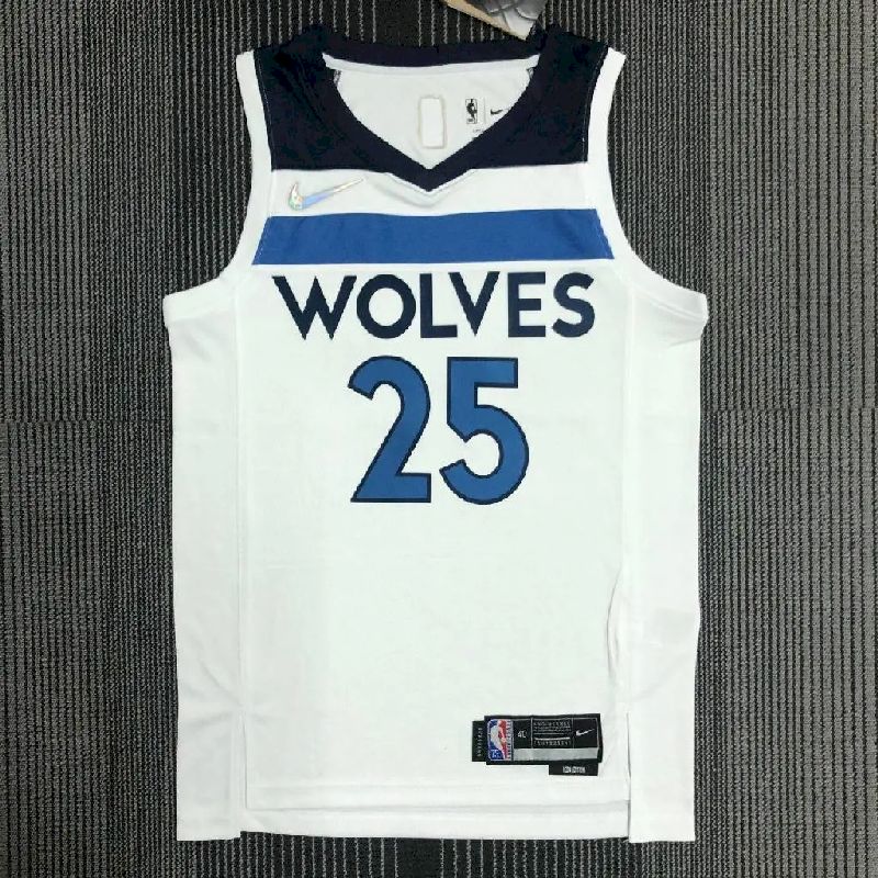 Camisa Derrick Rose Branca Masculina – Edição de 75º Aniversário