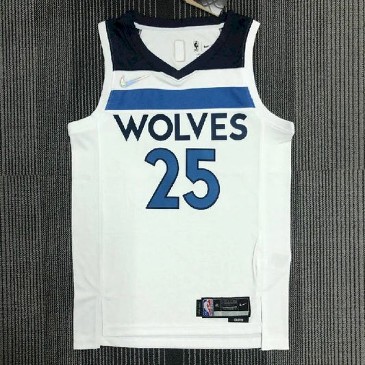 Camisa Derrick Rose Branca Masculina – Edição de 75º Aniversário