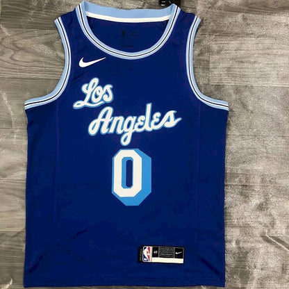 Camisa Masculina Kyle Kuzma Royal Retro Classics 2020-21 Swingman Player Version – Edição Clássica