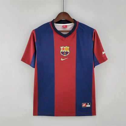 Camisa retrô titular do Barcelona 1998/99