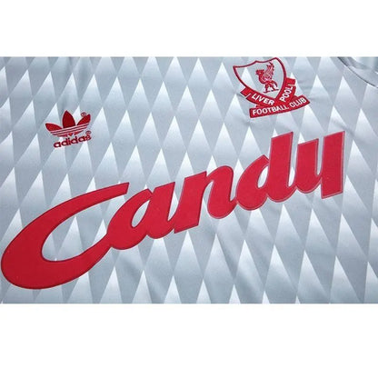 Camisa retrô reserva do Liverpool 1989/91