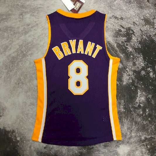 Men’s M&N 2000/2001 Kobe Bryant Purple Retro Jersey