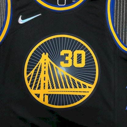 Camisa preta masculina Stephen Curry Team – Edição City do 75º aniversário