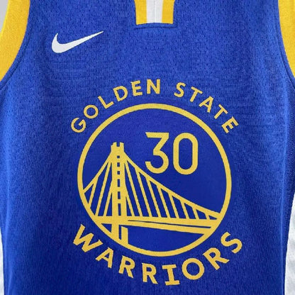 Camisa azul do time juvenil Stephen Curry