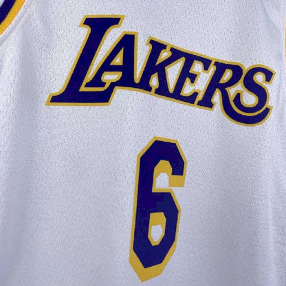 Youth LeBron James White Team Jersey
