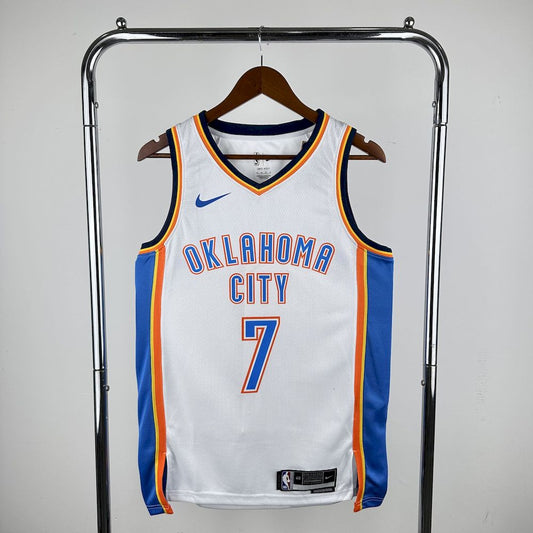 Oklahoma City Thunder 2023/24 Icon Edition Branco HOLMGREN#7