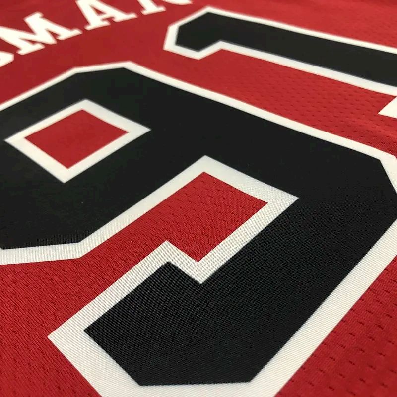 Camisa vermelha masculina Dennis Rodman Team – Edição de 75º aniversário