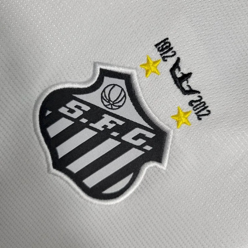 Camisa e shorts retrô infantil Santos 2011/12