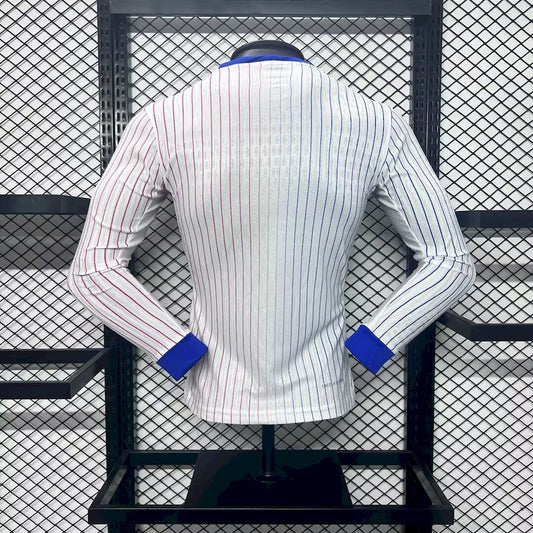 France 2024/25 Euro Away Long Sleeves Jersey – Player Versi