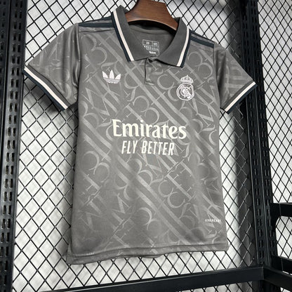 Terceiro uniforme reserva infantil do Real Madrid 2024/25