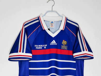 Camisa retrô da França para a Copa do Mundo de 1998