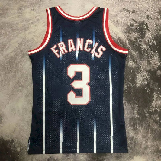 Camisa masculina M&amp;N 1999/2000 Steve Francis retrô