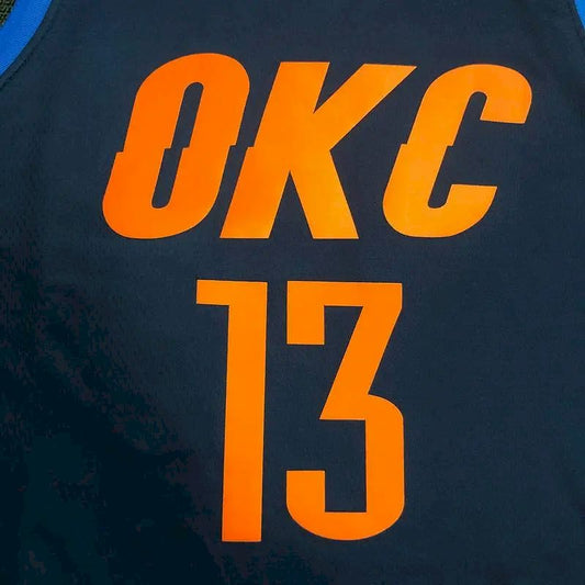 Camisa Paul George Swingman Masculina Azul Marinho – Edição Statement