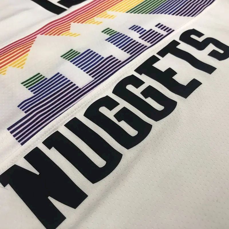 Camisa Nikola Jokic Masculina Branca Versão Jogador - Edição Clássica Retro