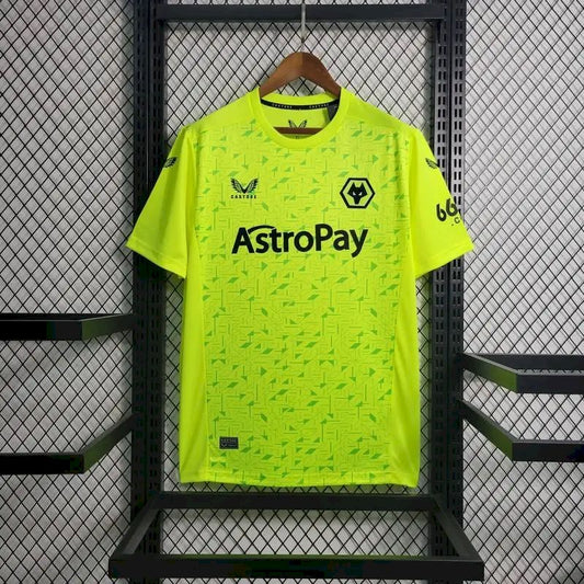 Camisa de goleiro Wolves 2023/24