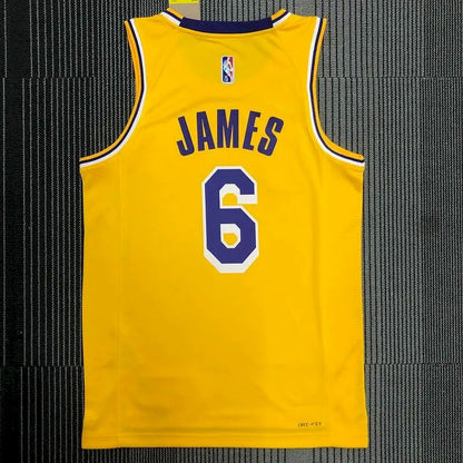 Camisa amarela masculina do LeBron James – Edição de 75º aniversário