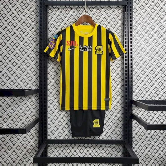 Al-Ittihad Club 2023/24 Home Kids Kit