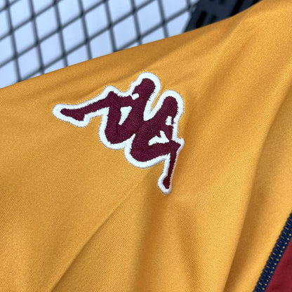 Camisa retrô de manga comprida AS Roma 2001/02 Home
