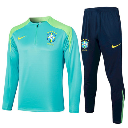 Suéter adulto com zíper e calça Brasil 2024/25 815