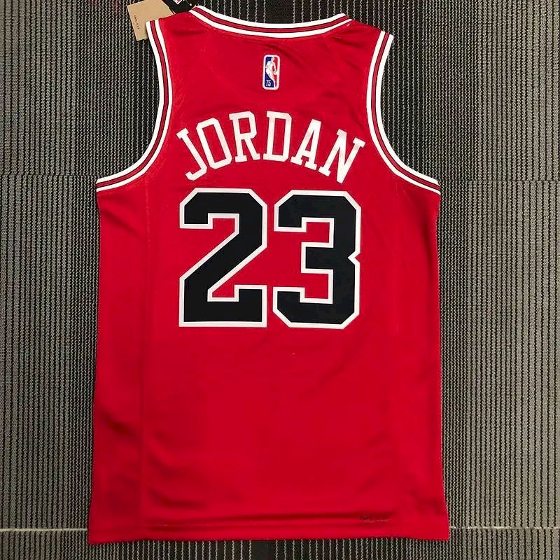 Camisa masculina Michael Jordan Red Team – Edição de 75º aniversário