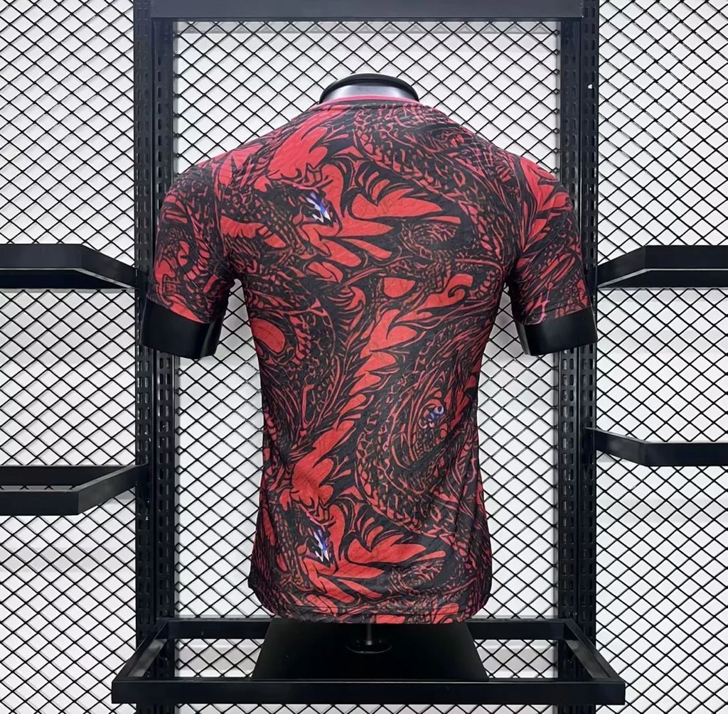 Men's Japan 2024/25 Red Dragon Jersey Player Version