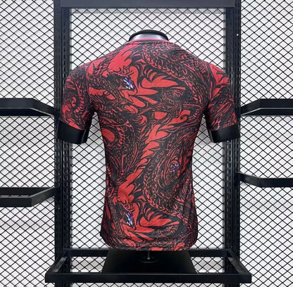 Men's Japan 2024/25 Red Dragon Jersey Player Version