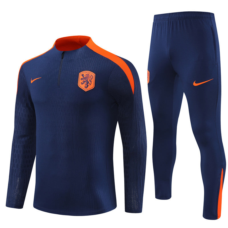 Suéter adulto com zíper e calça Holanda 2024/25 14001