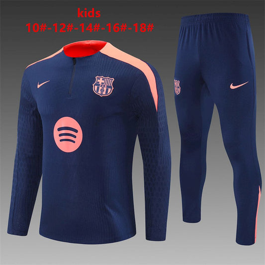 Barcelona 2024/25 Half-Zip Kids Sweater+Pant 14001