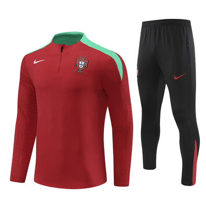 Camisola e Calça Adulto Portugal 2024/25 Meio Fecho 14001