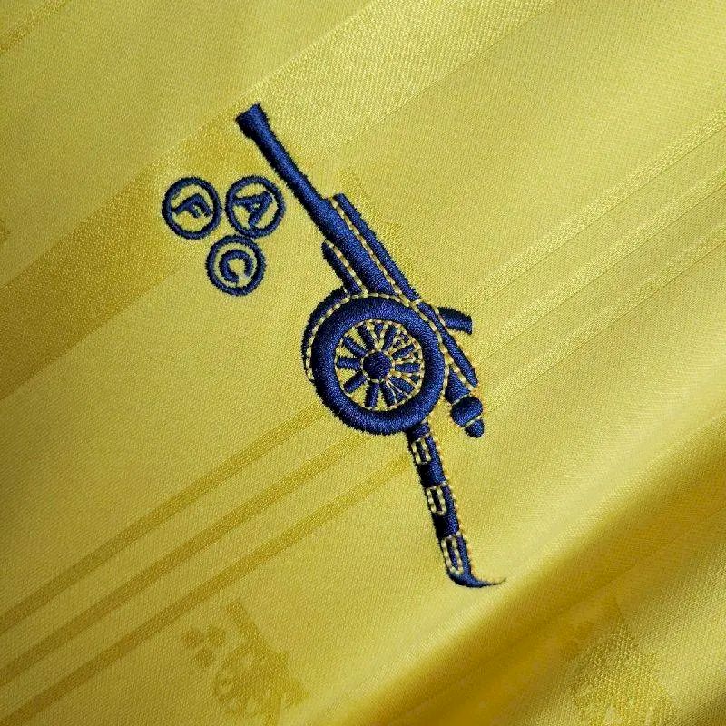 Camisa retrô reserva do Arsenal 1988/89