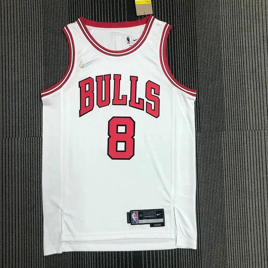 Camisa Zach LaVine Branca Masculina – Edição de 75º Aniversário